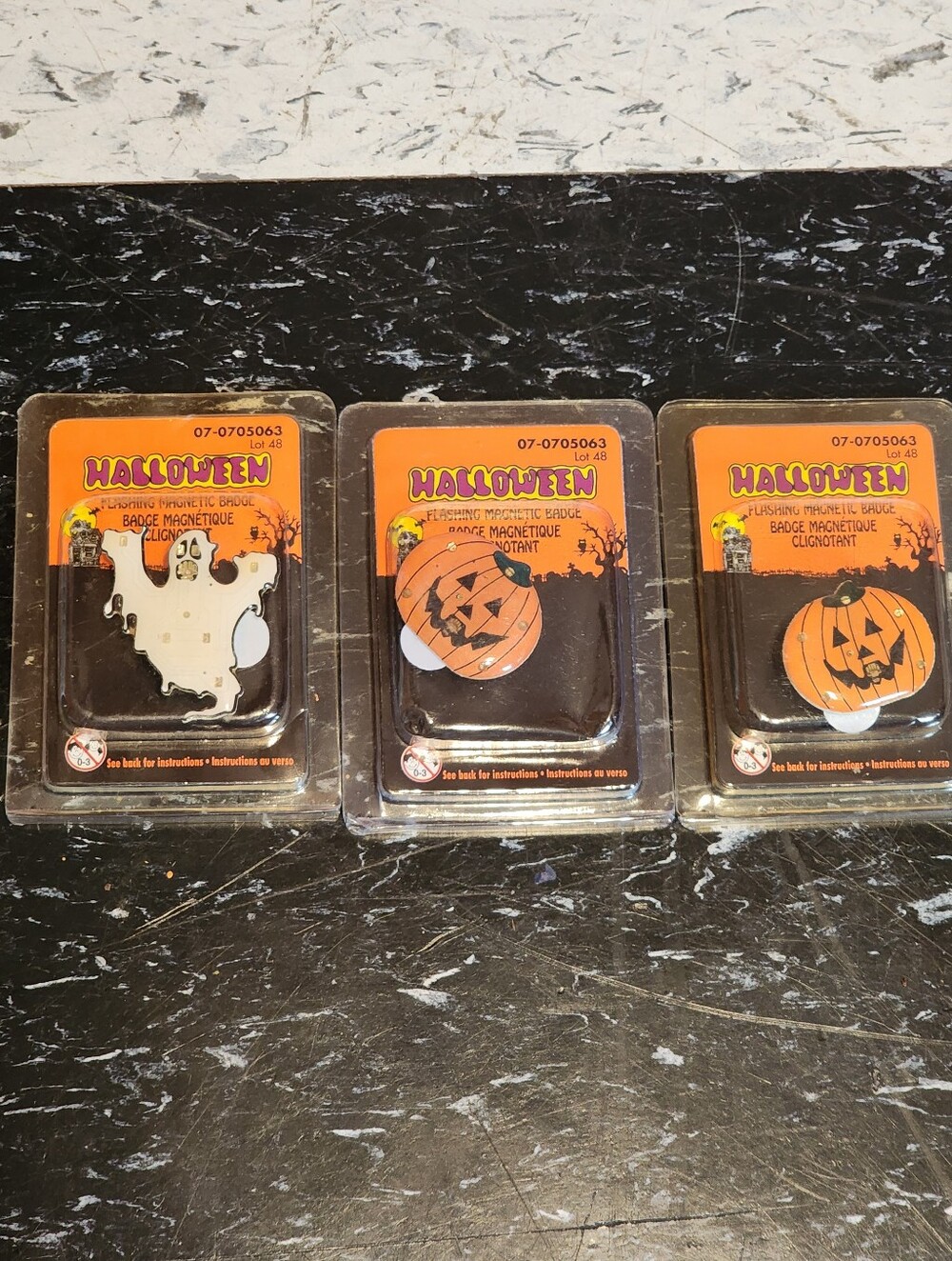 Halloween Magnet Badge Lights